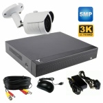 5Mp Bullet Camera CCTV Kit with Night Vision